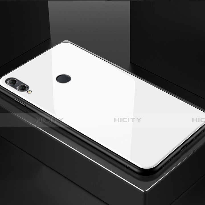 Silikon Schutzhülle Rahmen Tasche Hülle Spiegel M02 für Huawei Honor View 10 Lite Weiß