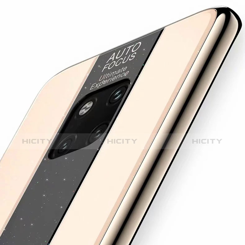 Silikon Schutzhülle Rahmen Tasche Hülle Spiegel M02 für Huawei Mate 20 Pro groß