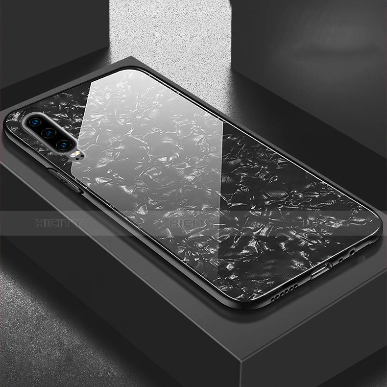 Silikon Schutzhülle Rahmen Tasche Hülle Spiegel M02 für Huawei P30