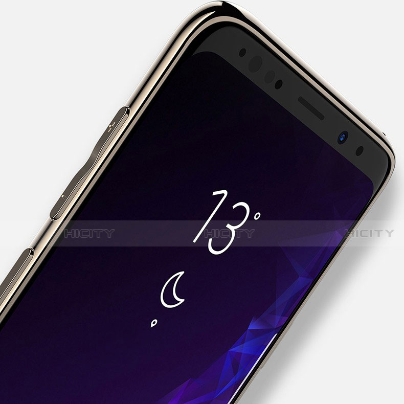 Silikon Schutzhülle Rahmen Tasche Hülle Spiegel M02 für Samsung Galaxy S9 Plus groß