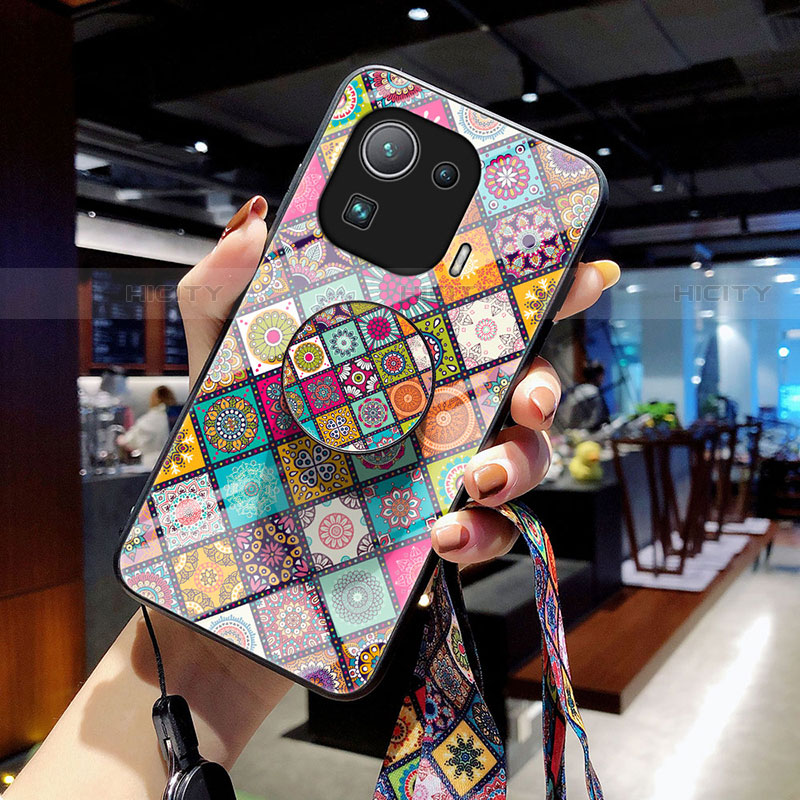 Silikon Schutzhülle Rahmen Tasche Hülle Spiegel M02 für Xiaomi Mi 11 Pro 5G