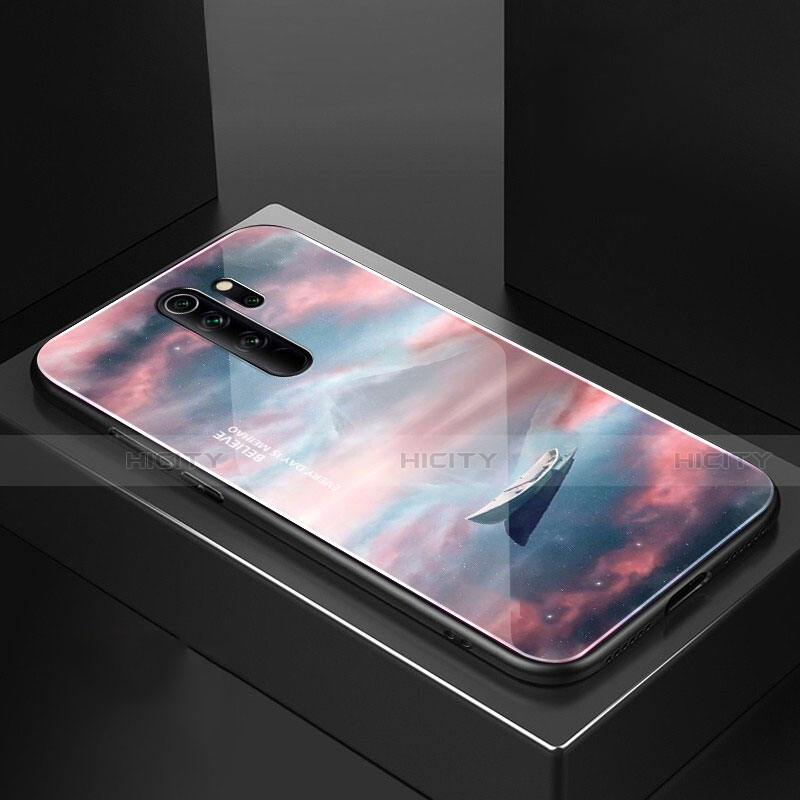 Silikon Schutzhülle Rahmen Tasche Hülle Spiegel M02 für Xiaomi Redmi Note 8 Pro Plusfarbig Plus
