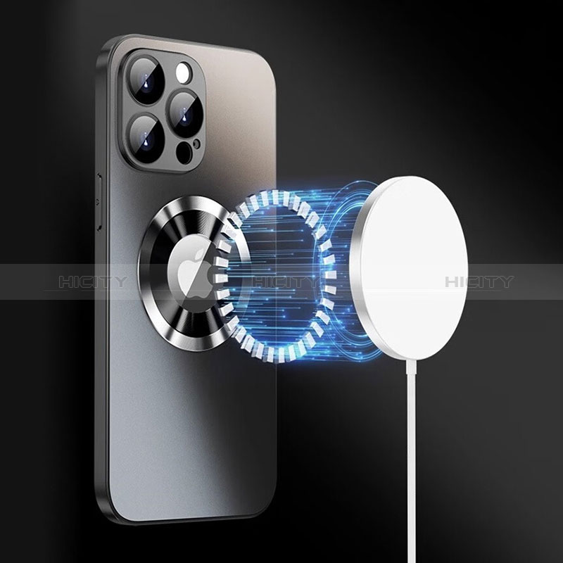 Silikon Schutzhülle Rahmen Tasche Hülle Spiegel mit Mag-Safe Magnetic Magnetisch für Apple iPhone 14 Pro