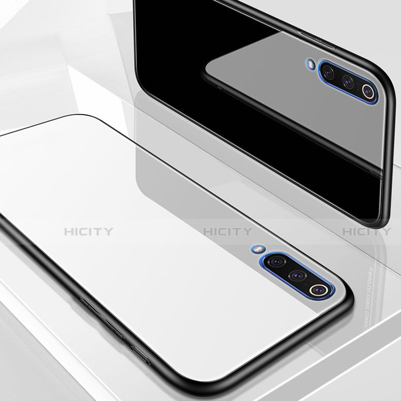 Silikon Schutzhülle Rahmen Tasche Hülle Spiegel mit Magnetisch Fingerring Ständer für Xiaomi CC9e