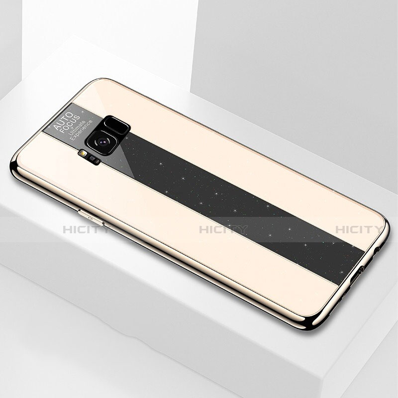 Silikon Schutzhülle Rahmen Tasche Hülle Spiegel S01 für Samsung Galaxy S8