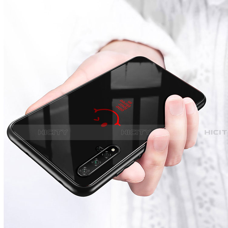 Silikon Schutzhülle Rahmen Tasche Hülle Spiegel T01 für Huawei Honor 20S groß