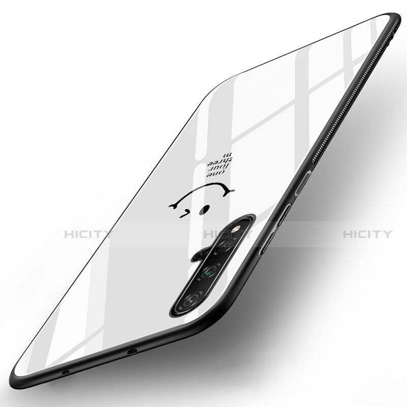 Silikon Schutzhülle Rahmen Tasche Hülle Spiegel T01 für Huawei Nova 5T groß