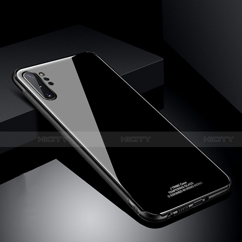 Silikon Schutzhülle Rahmen Tasche Hülle Spiegel T01 für Samsung Galaxy Note 10 Plus groß