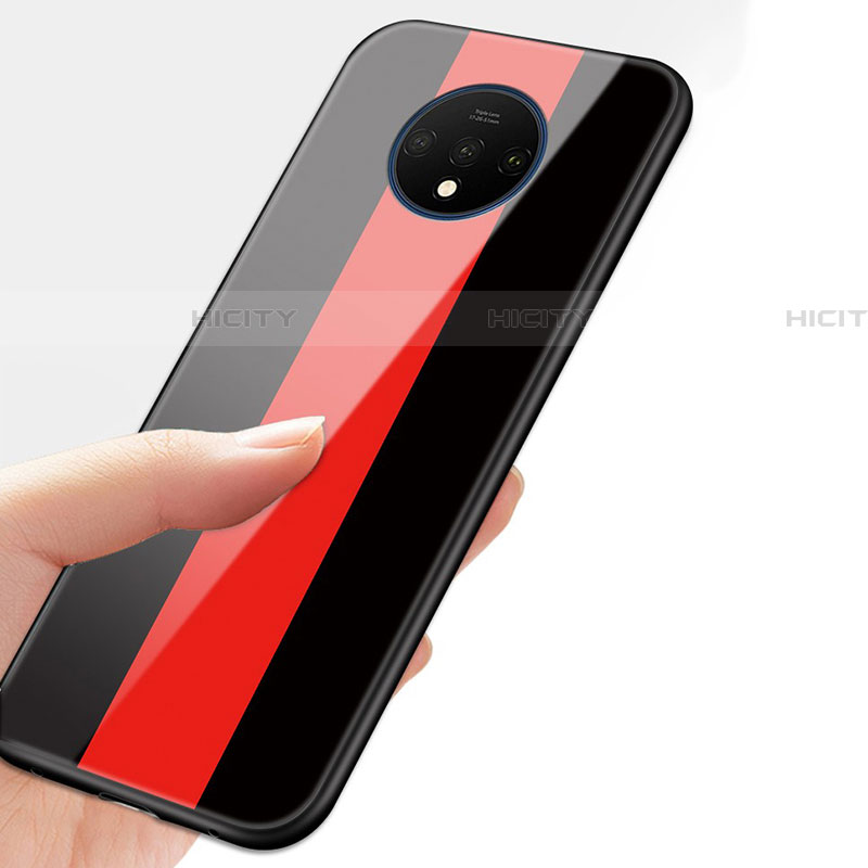 Silikon Schutzhülle Rahmen Tasche Hülle Spiegel T03 für OnePlus 7T
