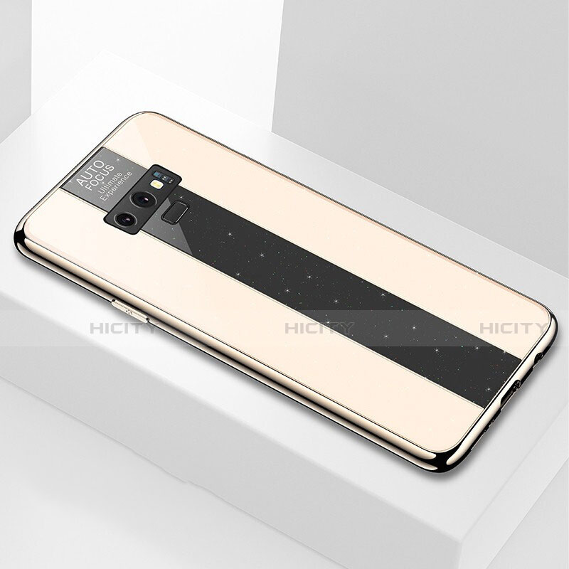 Silikon Schutzhülle Rahmen Tasche Hülle Spiegel T03 für Samsung Galaxy Note 9 groß