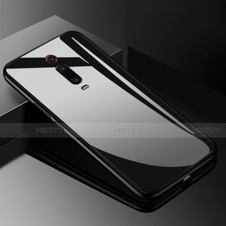 Silikon Schutzhülle Rahmen Tasche Hülle Spiegel T03 für Xiaomi Mi 9T groß