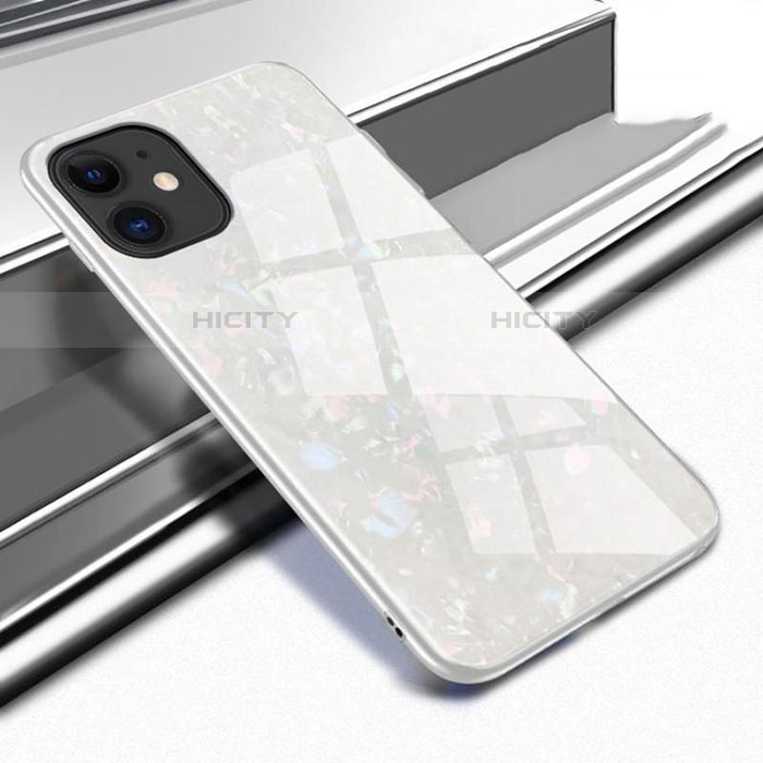 Silikon Schutzhülle Rahmen Tasche Hülle Spiegel T04 für Apple iPhone 11 groß