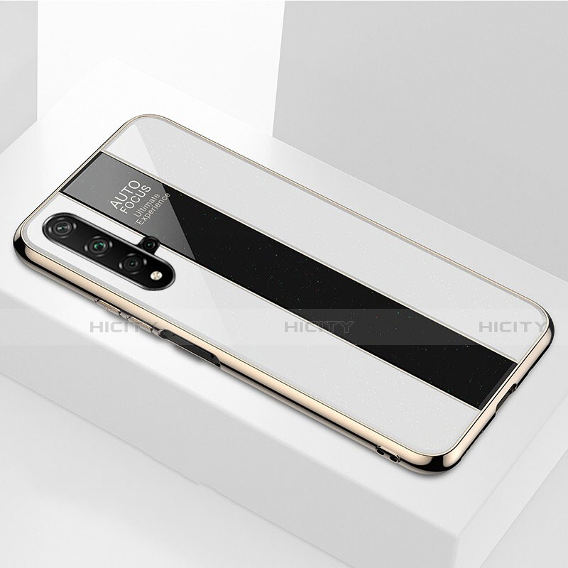 Silikon Schutzhülle Rahmen Tasche Hülle Spiegel T04 für Huawei Honor 20 groß