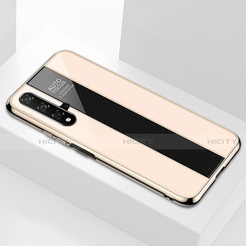 Silikon Schutzhülle Rahmen Tasche Hülle Spiegel T04 für Huawei Honor 20 Gold Plus