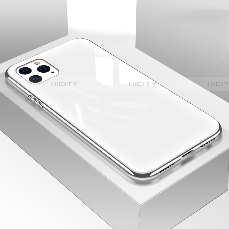 Silikon Schutzhülle Rahmen Tasche Hülle Spiegel T05 für Apple iPhone 11 Pro Max groß