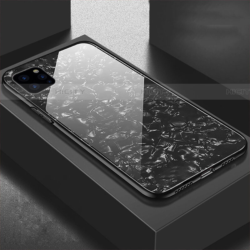 Silikon Schutzhülle Rahmen Tasche Hülle Spiegel T06 für Apple iPhone 11 Pro Max groß