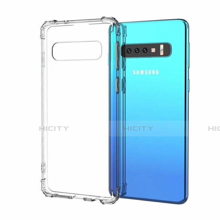 Silikon Schutzhülle Ultra Dünn Flexible Tasche Durchsichtig Transparent A05 für Samsung Galaxy S10 5G Klar