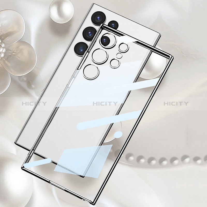 Silikon Schutzhülle Ultra Dünn Flexible Tasche Durchsichtig Transparent AC1 für Samsung Galaxy S23 Ultra 5G