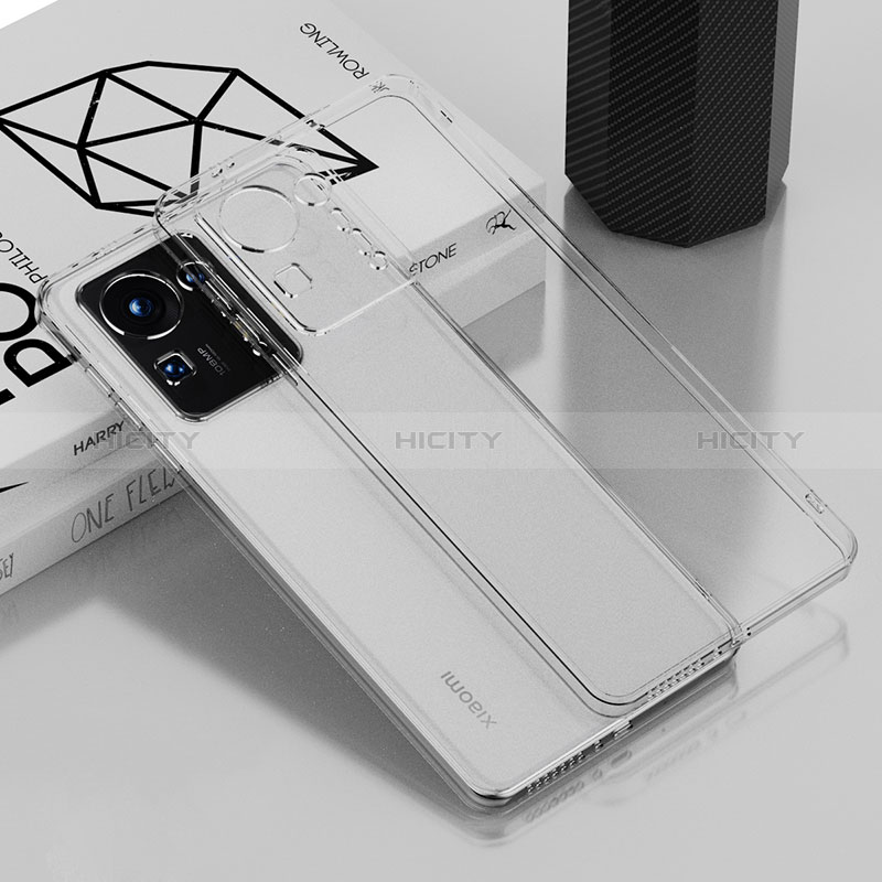 Silikon Schutzhülle Ultra Dünn Flexible Tasche Durchsichtig Transparent AK1 für Xiaomi Mi Mix 4 5G groß