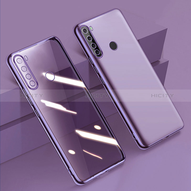 Silikon Schutzhülle Ultra Dünn Flexible Tasche Durchsichtig Transparent D01 für Xiaomi Redmi Note 8 (2021)