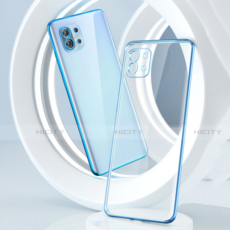 Silikon Schutzhülle Ultra Dünn Flexible Tasche Durchsichtig Transparent für Xiaomi Mi 11 5G groß