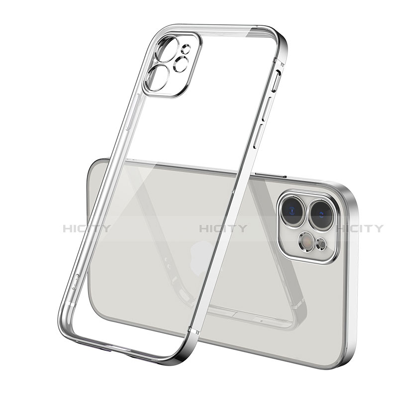 Silikon Schutzhülle Ultra Dünn Flexible Tasche Durchsichtig Transparent H01 für Apple iPhone 12 Mini groß