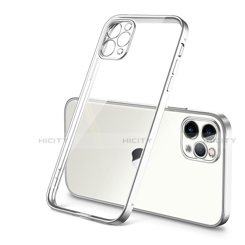 Silikon Schutzhülle Ultra Dünn Flexible Tasche Durchsichtig Transparent H01 für Apple iPhone 12 Pro Max groß