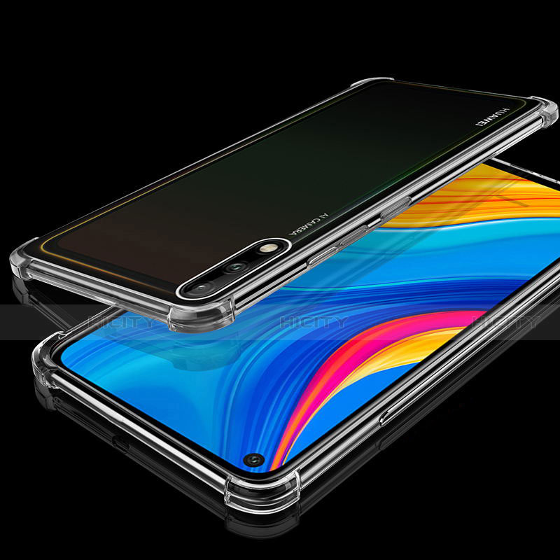 Silikon Schutzhülle Ultra Dünn Flexible Tasche Durchsichtig Transparent H01 für Huawei Enjoy 10 groß