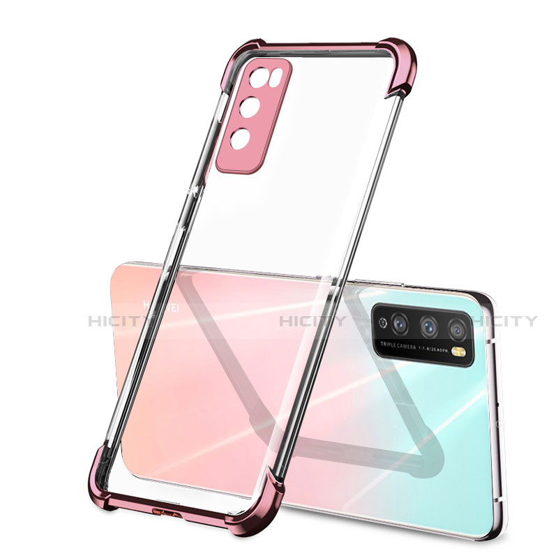 Silikon Schutzhülle Ultra Dünn Flexible Tasche Durchsichtig Transparent H01 für Huawei Enjoy Z 5G