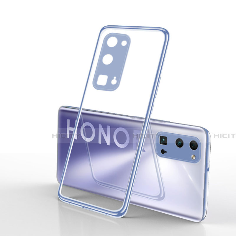 Silikon Schutzhülle Ultra Dünn Flexible Tasche Durchsichtig Transparent H01 für Huawei Honor 30 Pro groß