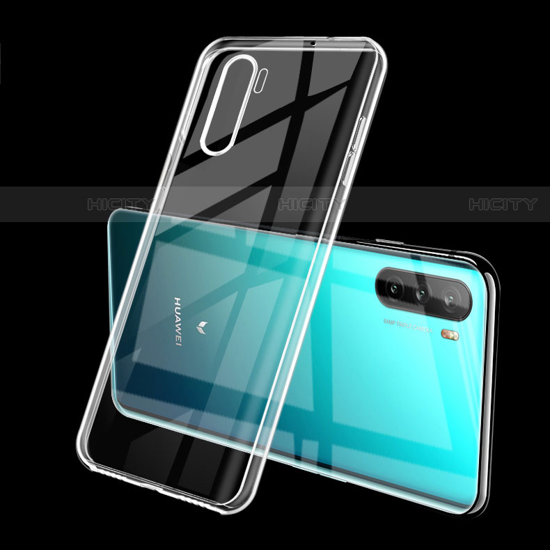 Silikon Schutzhülle Ultra Dünn Flexible Tasche Durchsichtig Transparent H01 für Huawei Mate 40 Lite 5G groß