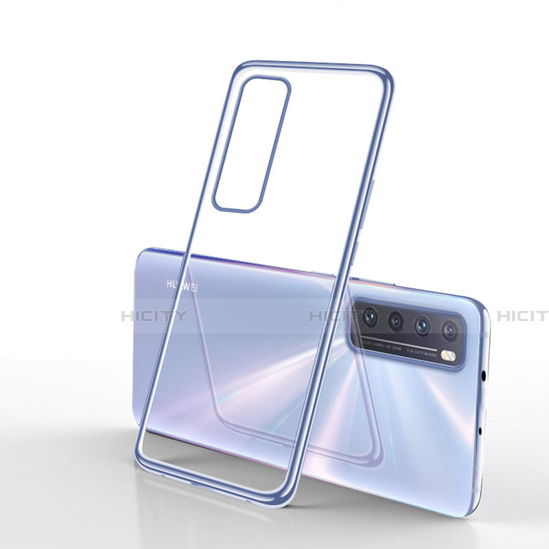 Silikon Schutzhülle Ultra Dünn Flexible Tasche Durchsichtig Transparent H01 für Huawei Nova 7 5G groß