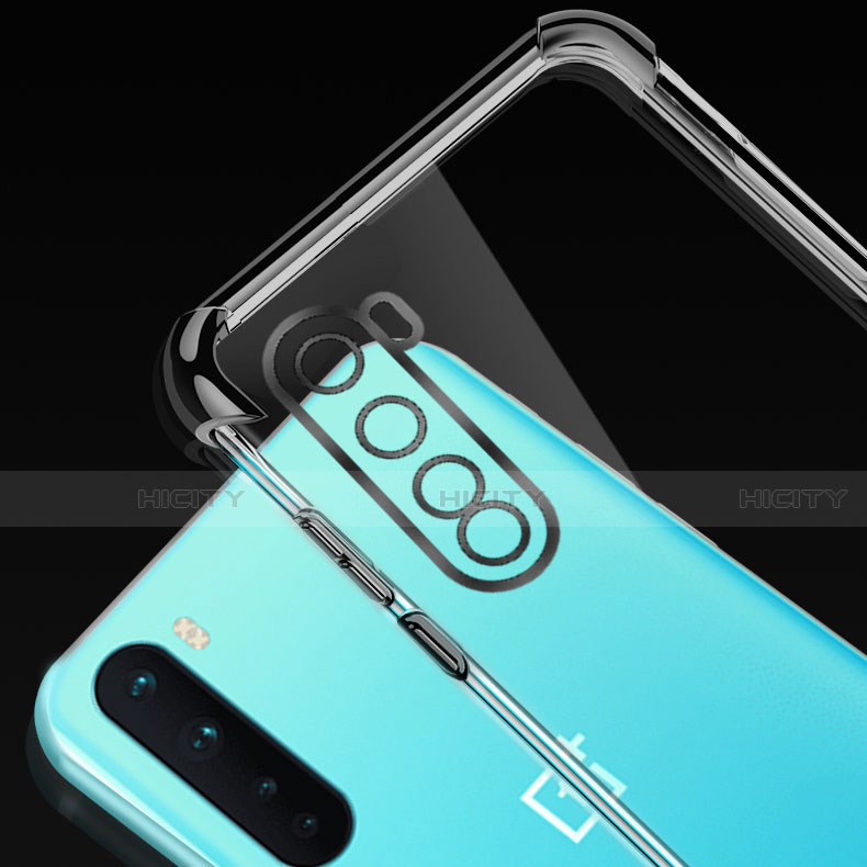 Silikon Schutzhülle Ultra Dünn Flexible Tasche Durchsichtig Transparent H01 für OnePlus Nord groß