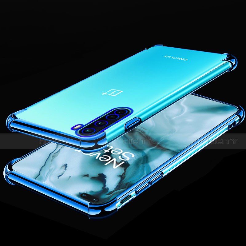 Silikon Schutzhülle Ultra Dünn Flexible Tasche Durchsichtig Transparent H01 für OnePlus Nord groß