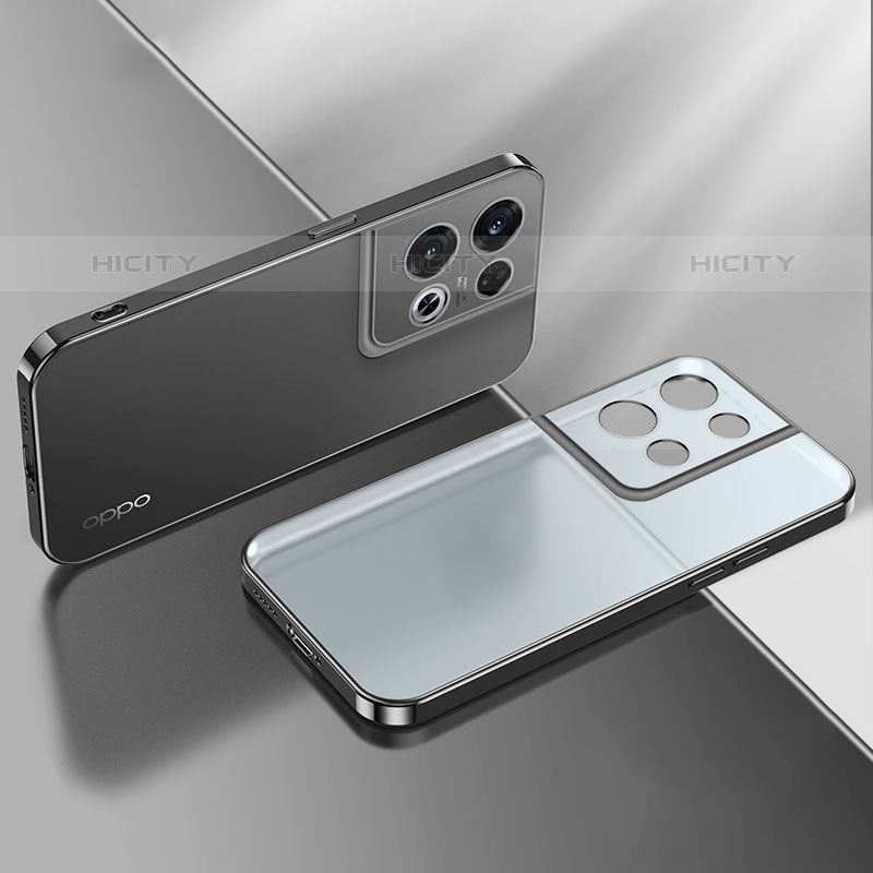 Silikon Schutzhülle Ultra Dünn Flexible Tasche Durchsichtig Transparent H01 für Oppo Reno8 Pro+ Plus 5G