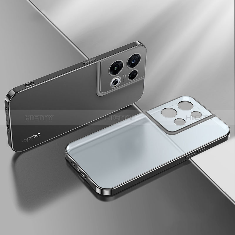 Silikon Schutzhülle Ultra Dünn Flexible Tasche Durchsichtig Transparent H01 für Oppo Reno9 Pro+ Plus 5G