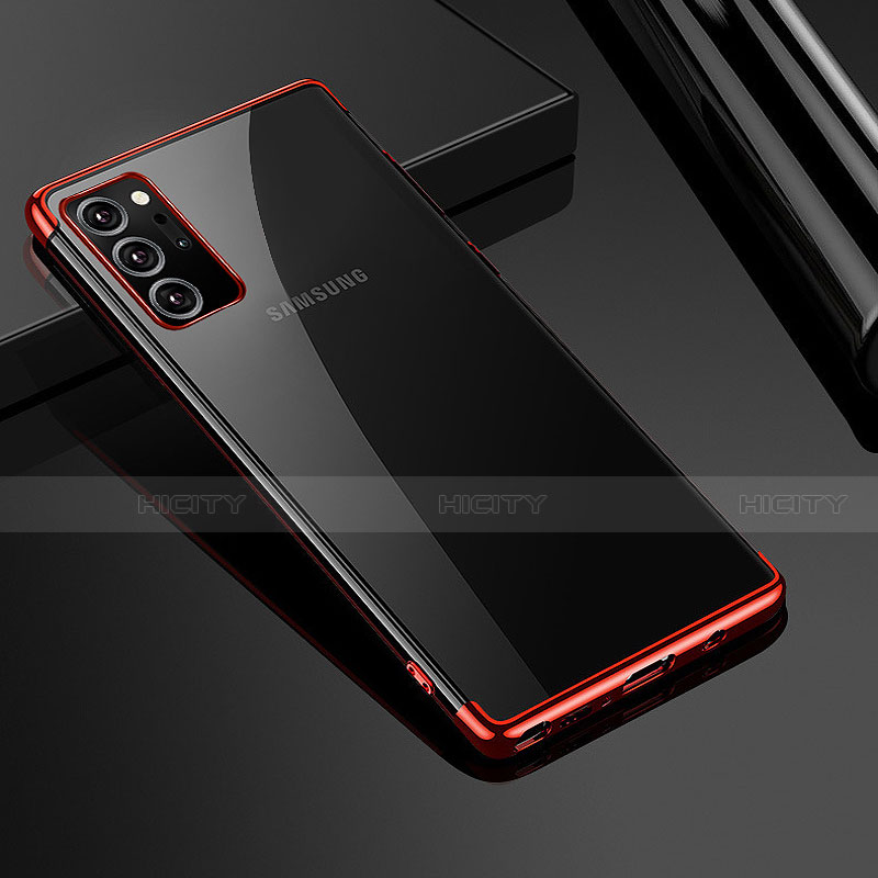 Silikon Schutzhülle Ultra Dünn Flexible Tasche Durchsichtig Transparent H01 für Samsung Galaxy Note 20 Ultra 5G