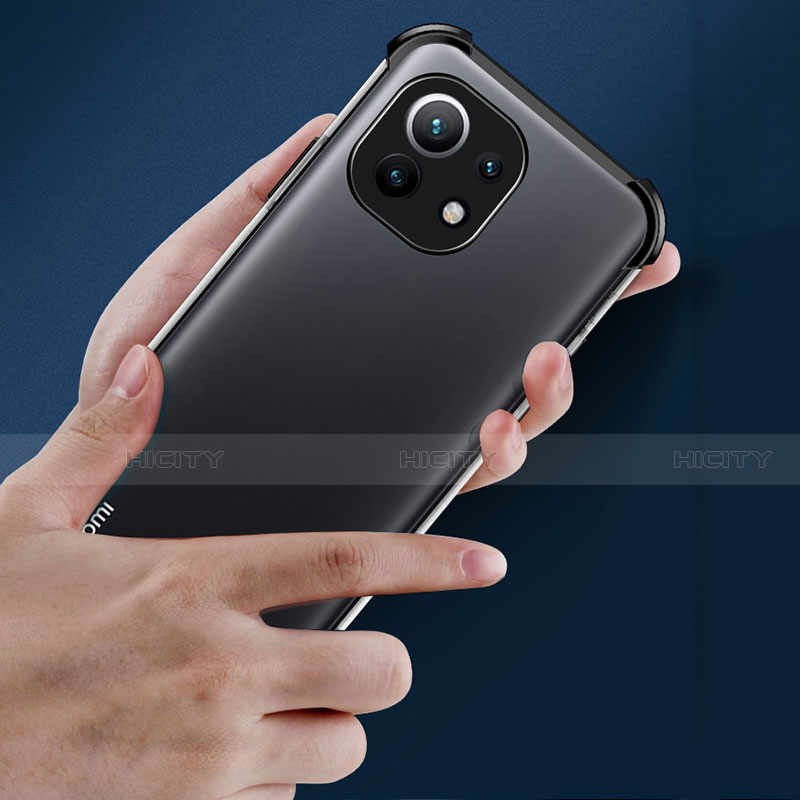 Silikon Schutzhülle Ultra Dünn Flexible Tasche Durchsichtig Transparent H01 für Xiaomi Mi 11 5G groß