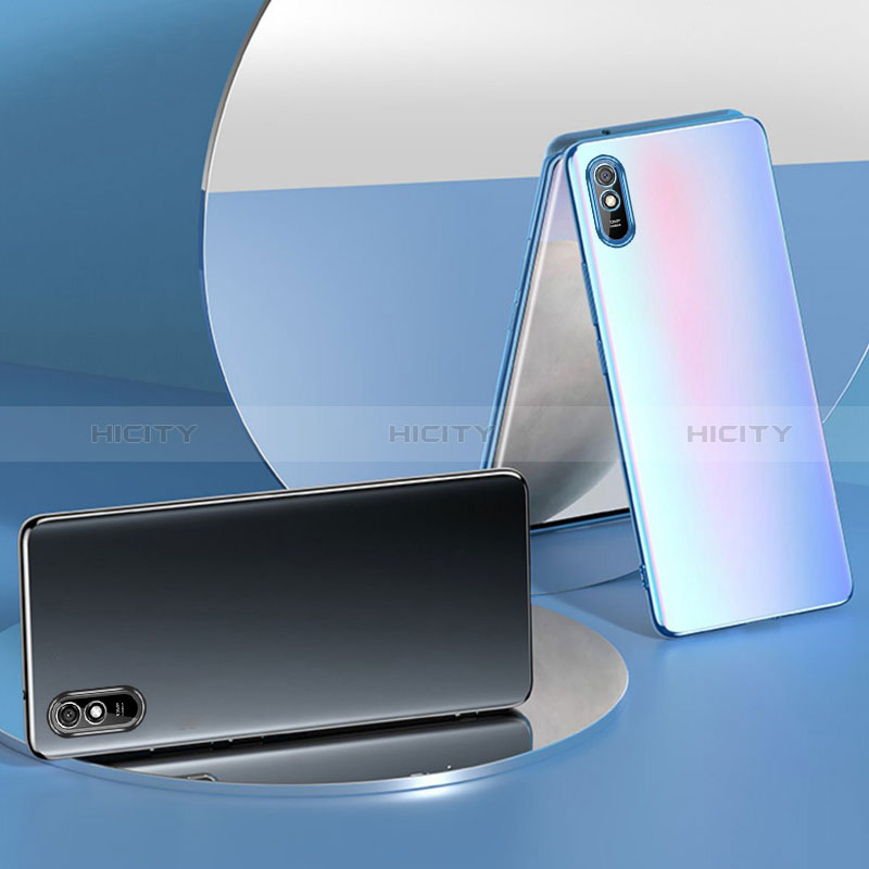 Silikon Schutzhülle Ultra Dünn Flexible Tasche Durchsichtig Transparent H01 für Xiaomi Redmi 9A groß