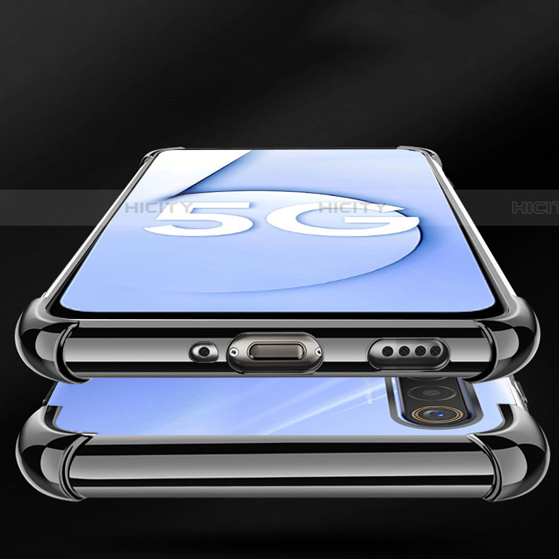 Silikon Schutzhülle Ultra Dünn Flexible Tasche Durchsichtig Transparent H02 für Realme X50m 5G