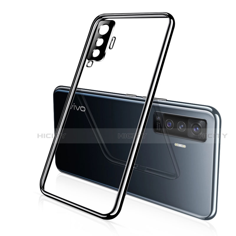 Silikon Schutzhülle Ultra Dünn Flexible Tasche Durchsichtig Transparent H02 für Vivo X50 5G