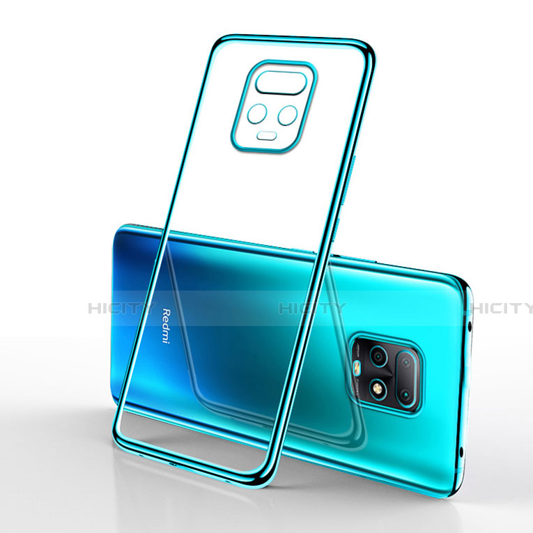 Silikon Schutzhülle Ultra Dünn Flexible Tasche Durchsichtig Transparent H02 für Xiaomi Redmi 10X 5G Cyan Plus