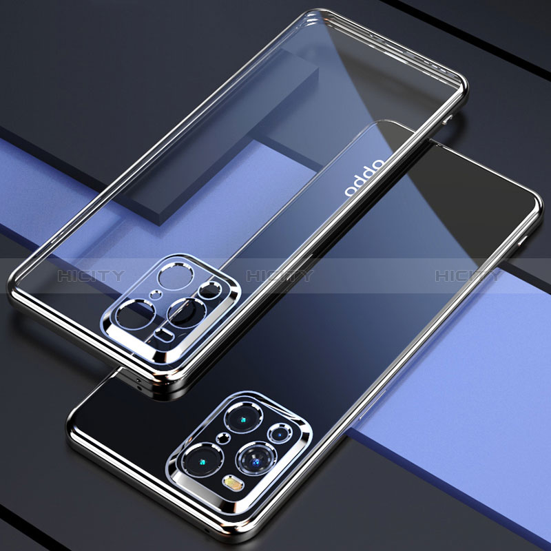 Silikon Schutzhülle Ultra Dünn Flexible Tasche Durchsichtig Transparent H03 für Oppo Find X3 5G