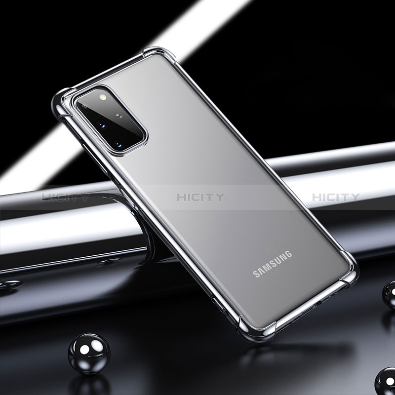 Silikon Schutzhülle Ultra Dünn Flexible Tasche Durchsichtig Transparent H03 für Samsung Galaxy S20 Plus 5G groß