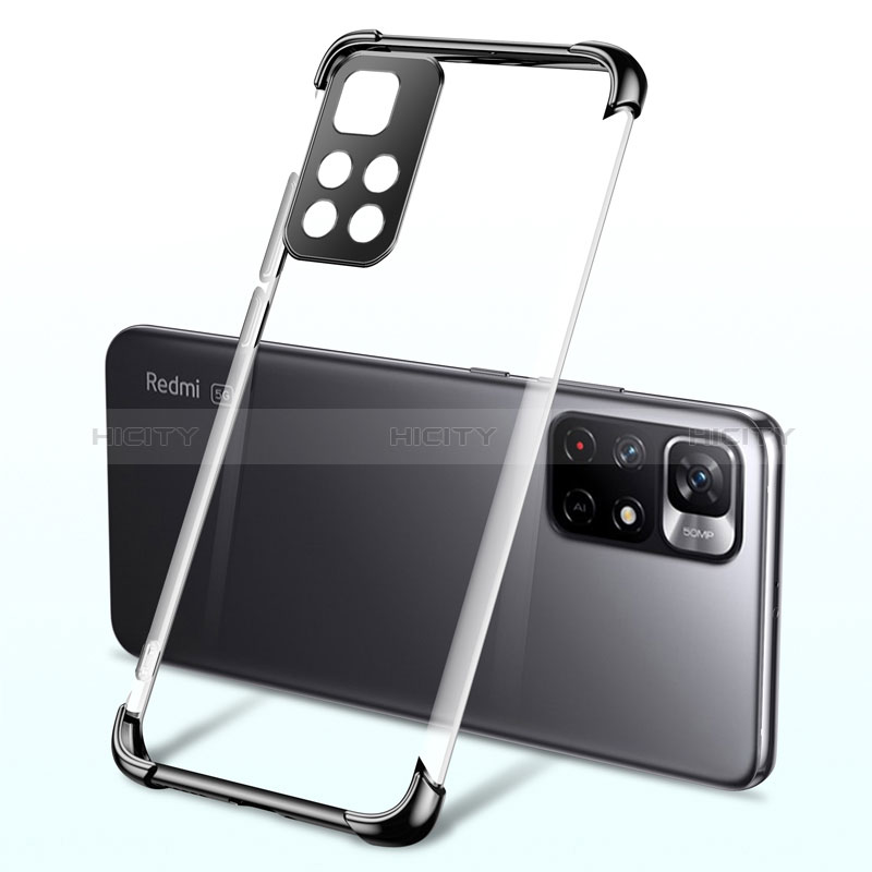 Silikon Schutzhülle Ultra Dünn Flexible Tasche Durchsichtig Transparent H03 für Xiaomi Redmi Note 11S 5G groß