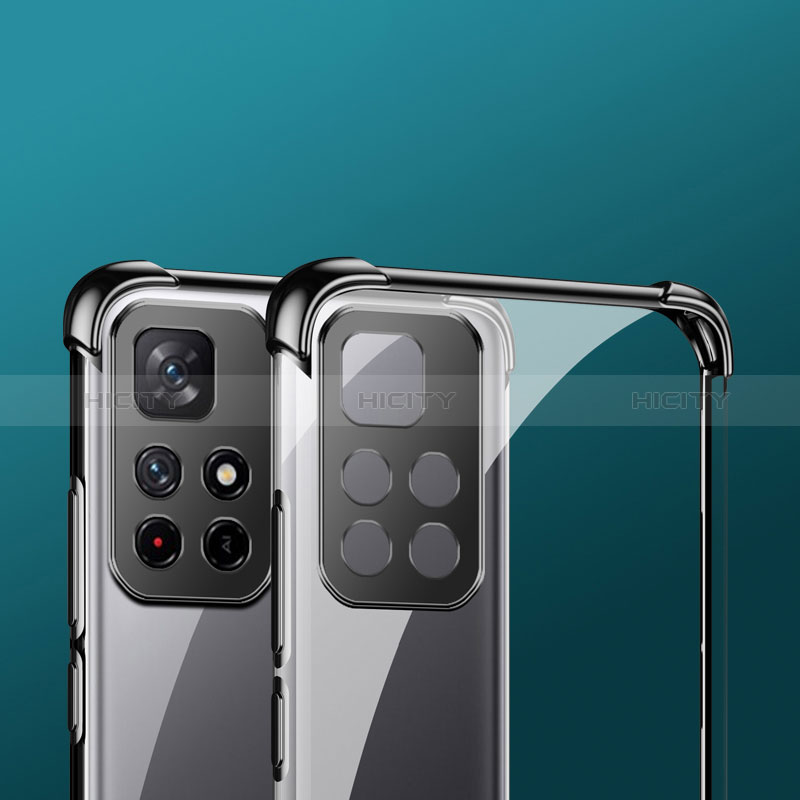 Silikon Schutzhülle Ultra Dünn Flexible Tasche Durchsichtig Transparent H03 für Xiaomi Redmi Note 11S 5G groß