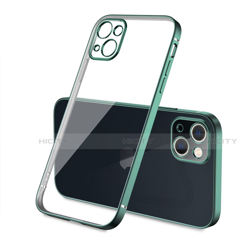 Silikon Schutzhülle Ultra Dünn Flexible Tasche Durchsichtig Transparent H04 für Apple iPhone 13 Mini groß
