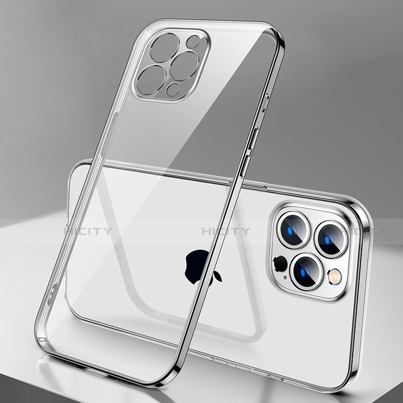 Silikon Schutzhülle Ultra Dünn Flexible Tasche Durchsichtig Transparent H04 für Apple iPhone 13 Pro groß