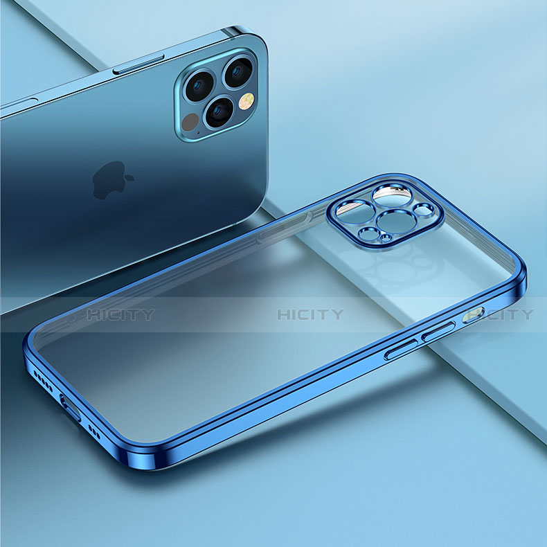 Silikon Schutzhülle Ultra Dünn Flexible Tasche Durchsichtig Transparent H04 für Apple iPhone 13 Pro Max
