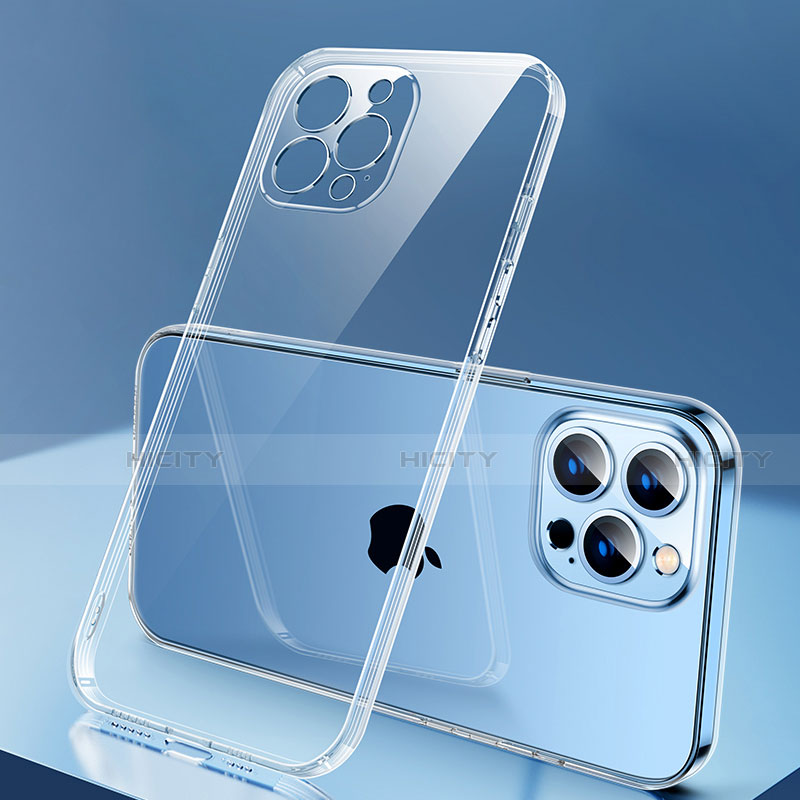 Silikon Schutzhülle Ultra Dünn Flexible Tasche Durchsichtig Transparent H04 für  Apple iPhone 15 Pro Max Klar